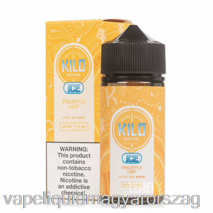 Jeges Ananászos Ostor - Kilo Revival - 100ml 3mg Vape Folyadék